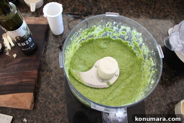 Arugula Walnut Blue Cheese Pesto Recipe