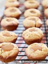 Pumpkin Cookie Cups with Salted Caramel Filling