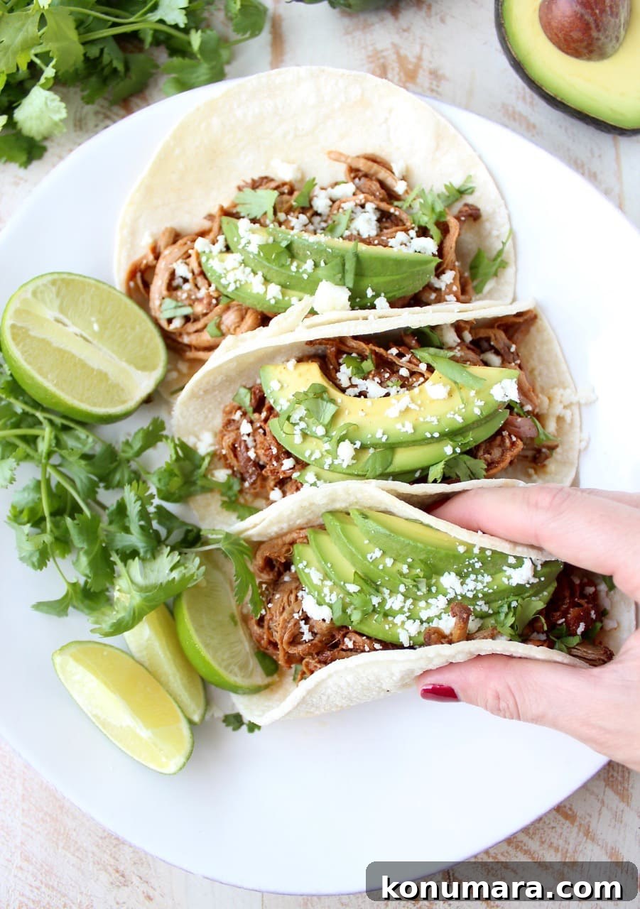 Slow Cooker Chipotle Honey Pulled Pork Tacos Recipe 2 Slow Cooker Pulled Pork Tenderloin Chipotle Honey Tacos are a delicious and easy meal, perfect for weeknight dinners, game day or Taco Tuesday!