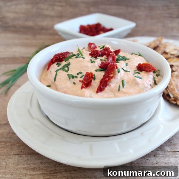 Sun Dried Tomato Basil Dip