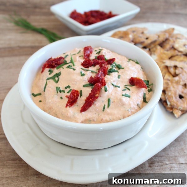 Tomato Basil Dip Recipe
