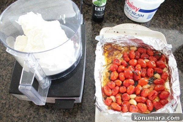 Roasted Tomato Dip Recipe