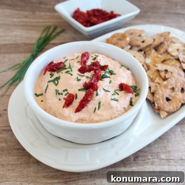 Tomato Basil Dip Recipe