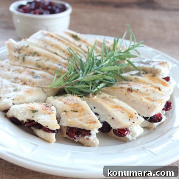 Juicy Goat Cheese and Cranberry Stuffed Chicken Breasts Recipe 2 Cranberry Goat Cheese Stuffed Chicken