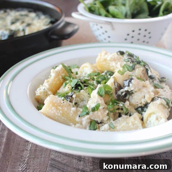 Four Cheese Stuffed Baked Rigatoni Recipe