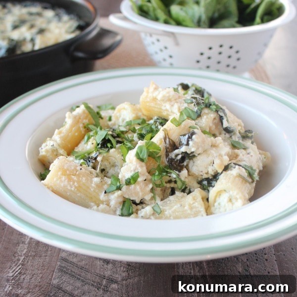 Four Cheese Filled Baked Rigatoni Recipe