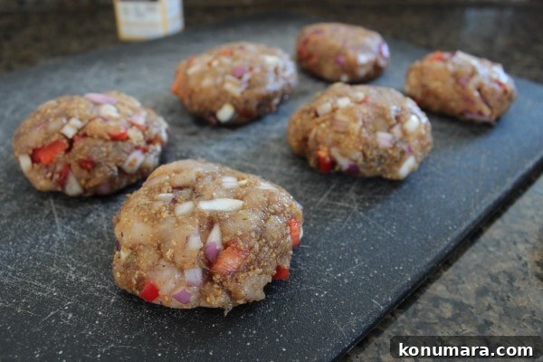 Jerk Chicken Burger Patties