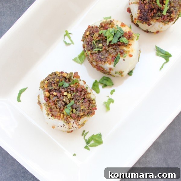 Seared Scallops with Bacon Pistachio Crust Recipe 5 Pistachio Bacon Crusted Scallops