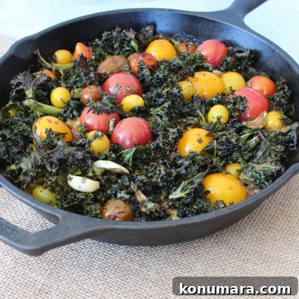 Tomato and Kale Skillet with Creamy Polenta 3 Skillet Polenta with Kale