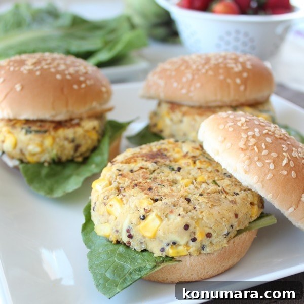 Chickpea Zucchini Quinoa Burgers