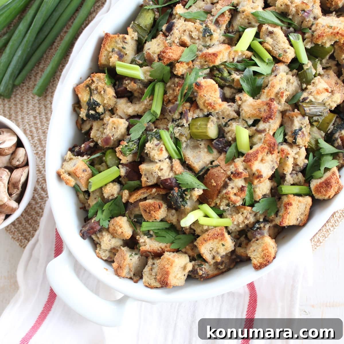 Gluten Free Spring Vegetable Stuffing