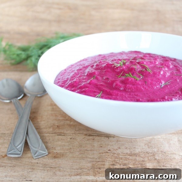 Refreshing Cold Beet Soup Recipe (Summer Borscht) 6 Roasted Beet Soup