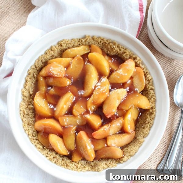 Gluten Free No Bake Peach Pie Recipe