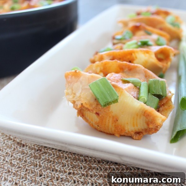 Creamy Buffalo Chicken Alfredo Stuffed Shells Recipe 7 Buffalo Chicken Alfredo Stuffed Shells