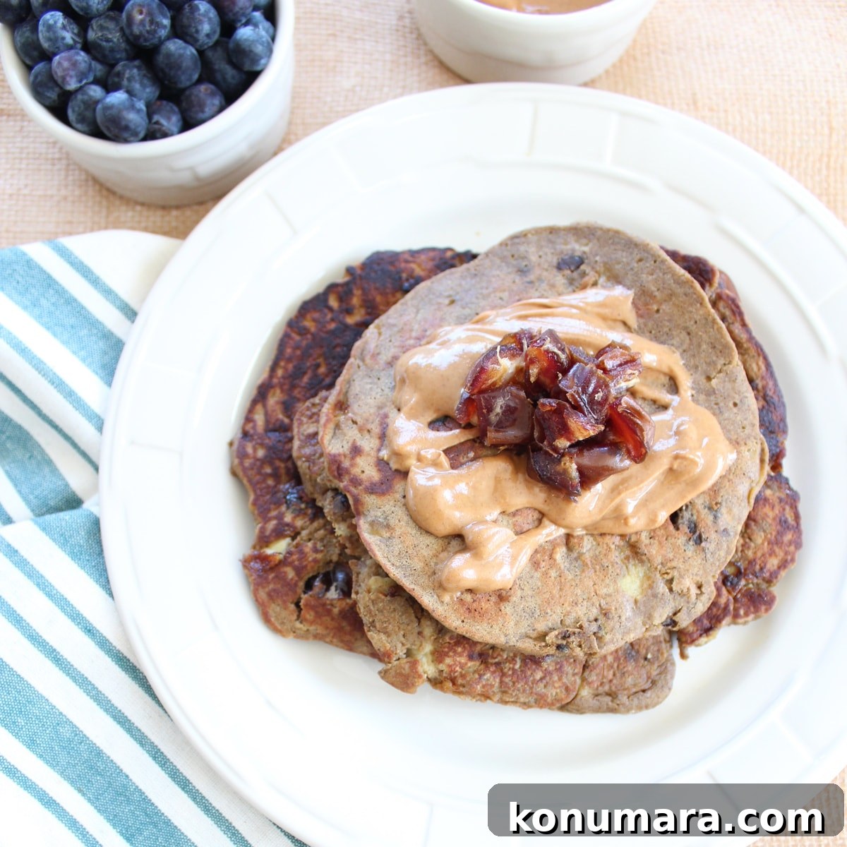 Protein Pancakes with Peanut Butter Syrup