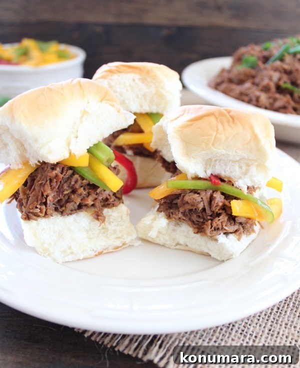 Crock Pot Thai Beef Sliders
