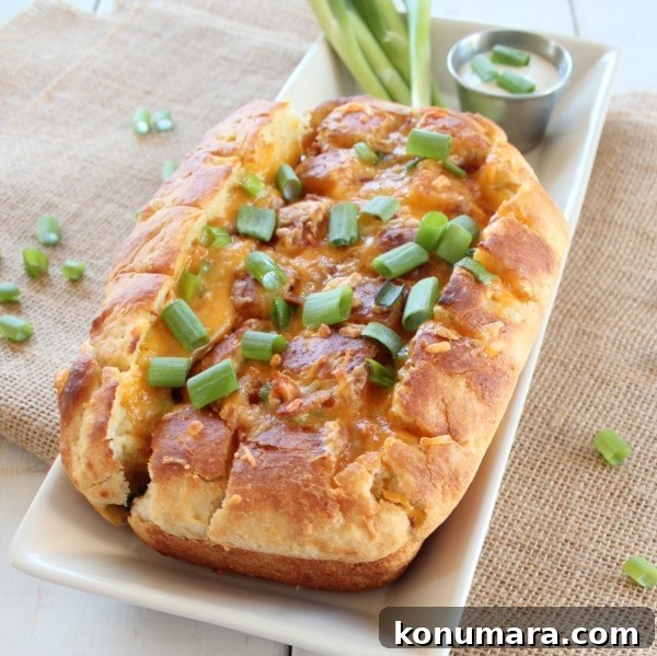 Loaded Baked Potato Bread Recipe with Bacon & Cheddar 2 Loaded Baked Potato Bread