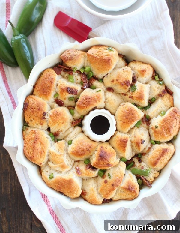 Bacon Jalapeño Honey Monkey Bread