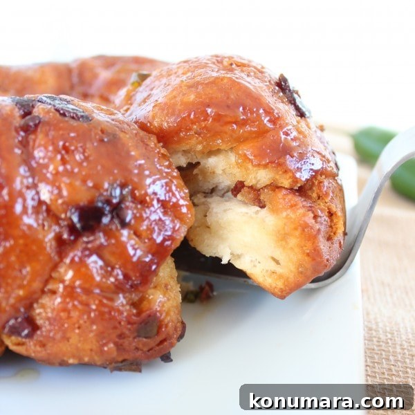 Bacon Jalapeño Honey Monkey Bread