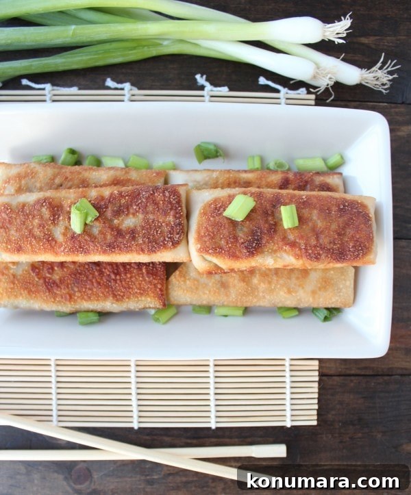 Chicken Fried Rice Egg Rolls