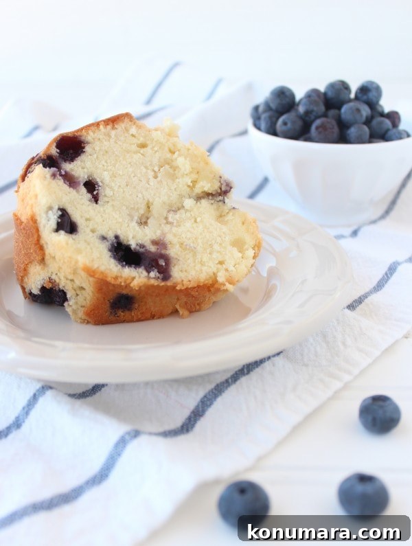 Blueberry Almond Pound Cake Recipe 4 Blueberry Almond Pound Cake