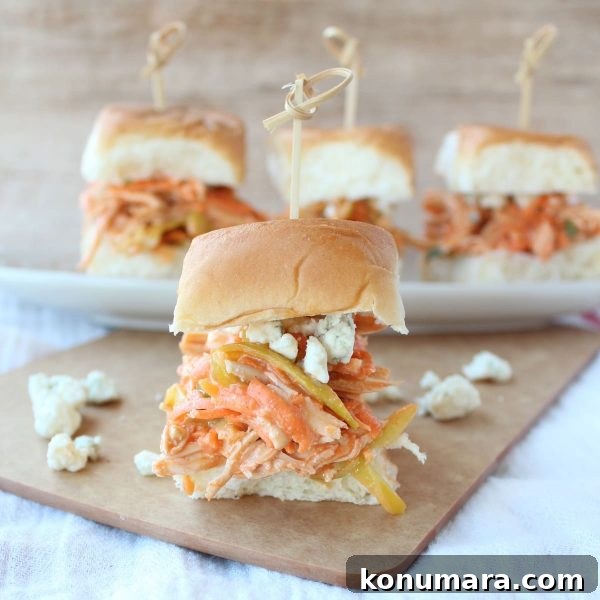 Buffalo Chicken Salad Sliders