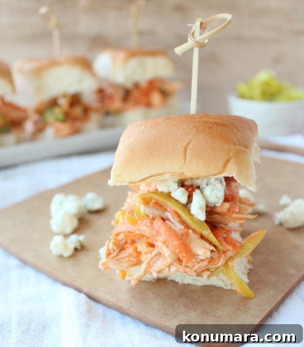 Buffalo Chicken Salad Sliders