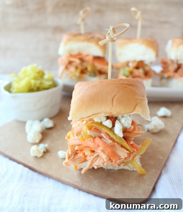 Buffalo Chicken Salad Sliders