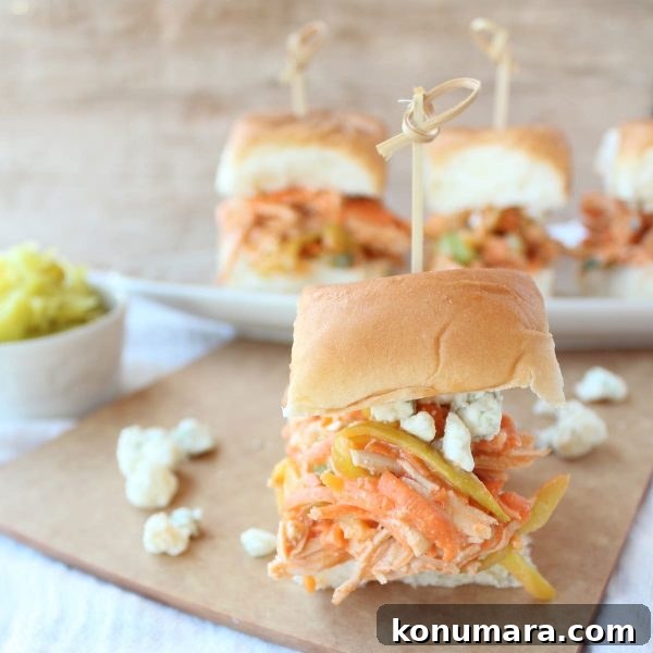 Buffalo Chicken Salad Sliders