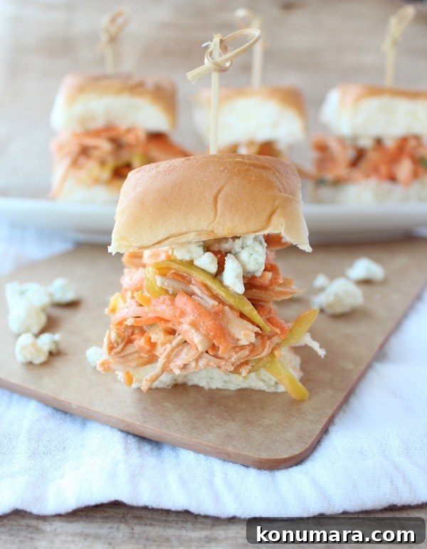 Buffalo Chicken Salad Sliders