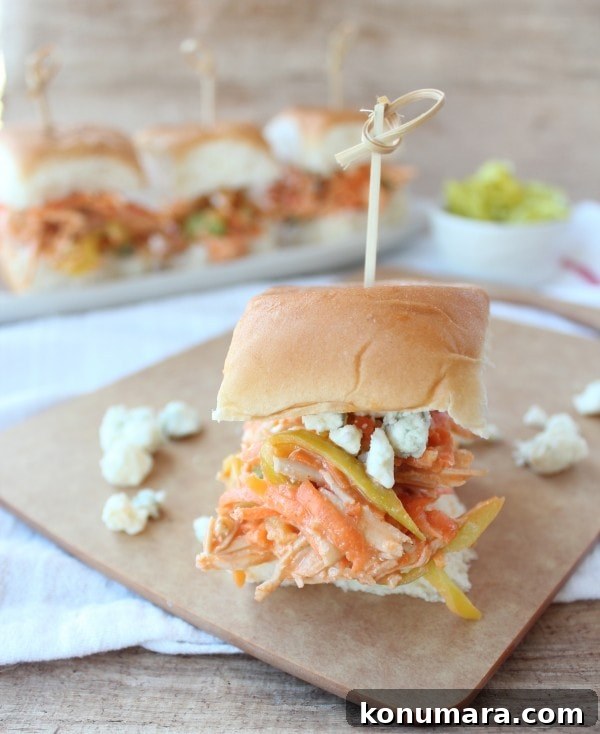 Buffalo Chicken Salad Sliders