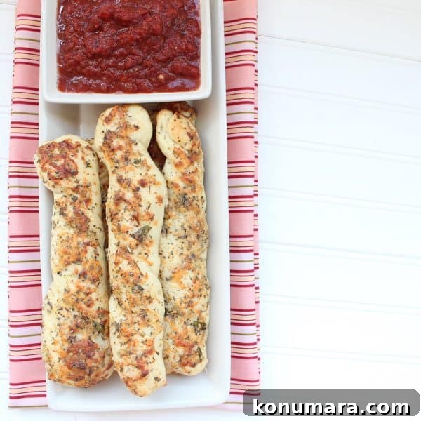 Garlic Herb Breadstick Recipe