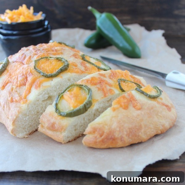 How to Make Jalapeno Cheddar Focaccia Bread 6 Fresh baked focaccia