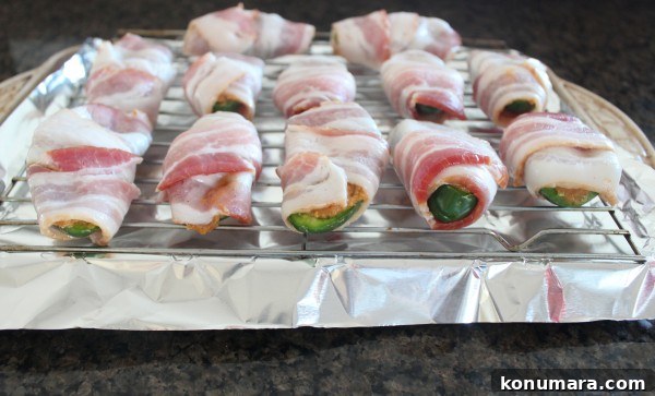 Bacon-Wrapped Sweet Potato Jalapeno Poppers Recipe 6 Bacon Wrapped Sweet Potato Jalapeno Poppers Recipe