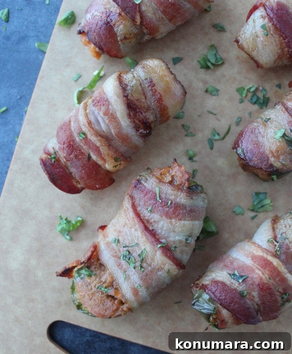 Bacon-Wrapped Sweet Potato Jalapeno Poppers Recipe 7 Bacon Sweet Potato Jalapeno Poppers