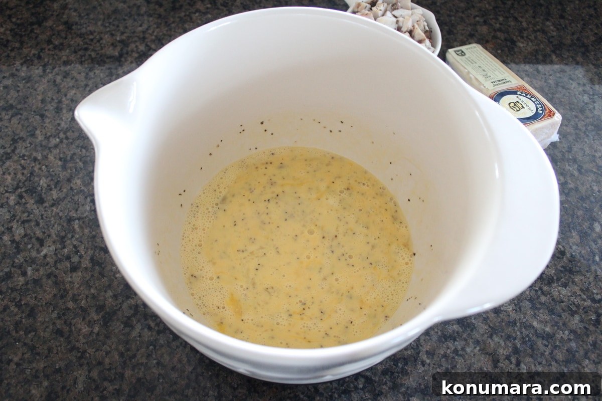 Stuffing-Crust Turkey, Mushroom and Spinach Quiche Recipe 7 Spinach Mushroom Turkey Quiche Recipe