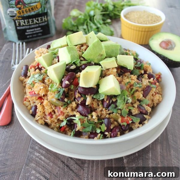 Vegan Mexican Freekeh