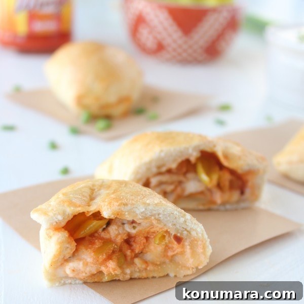Buffalo Chicken Mini Calzones