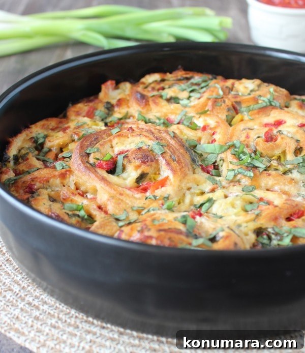 Cheesy Veggie Pizza Crescent Rolls Recipe