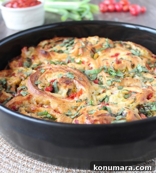 Cheesy Veggie Pizza Rolls Recipe