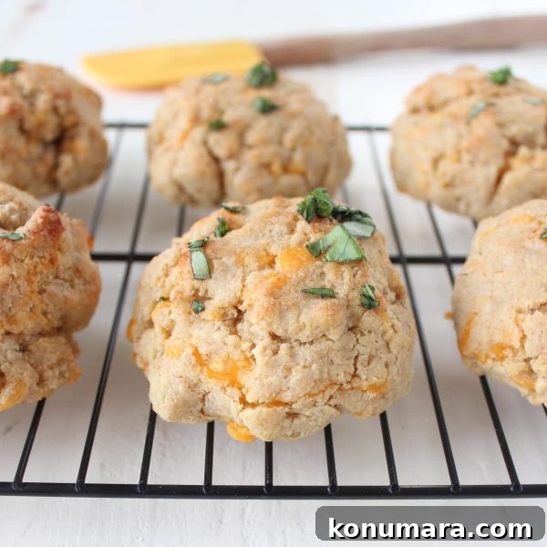 Flaky Garlic Cheddar Gluten-Free Biscuits 2 Garlic Cheddar Gluten Free Biscuits Recipe