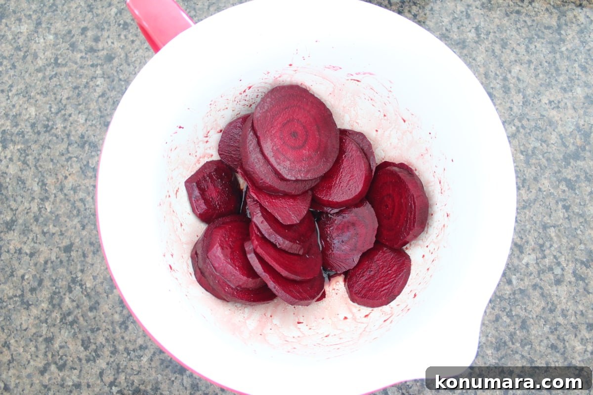 Stacked Beet Salad Recipe: Layered Beets & Greens 4 Stacked Beet Salad Recipe
