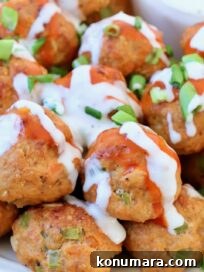 Buffalo Chicken Meatballs