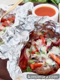 Buffalo Cheesesteak Foil Packs