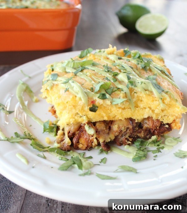 Pulled Pork Tamale Casserole Recipe