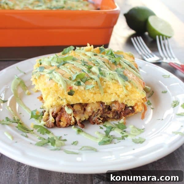 Pulled Pork Tamale Casserole Recipe