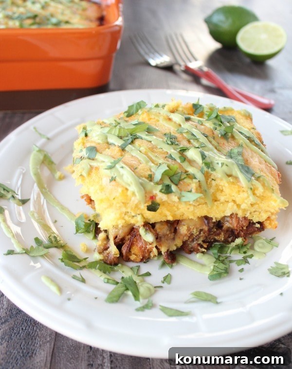 Gluten Free Pulled Pork Tamale Casserole Recipe