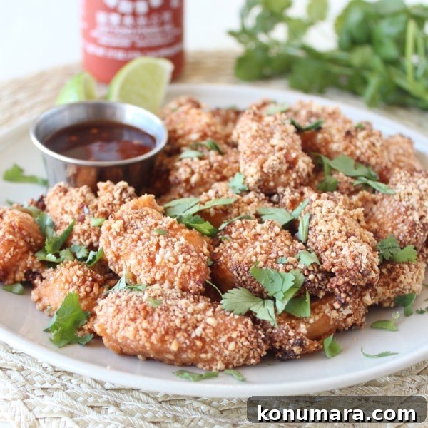 Crispy Baked Thai Cashew Chicken Recipe