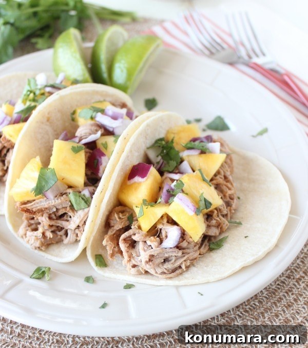 Slow Cooked Tacos Al Pastor