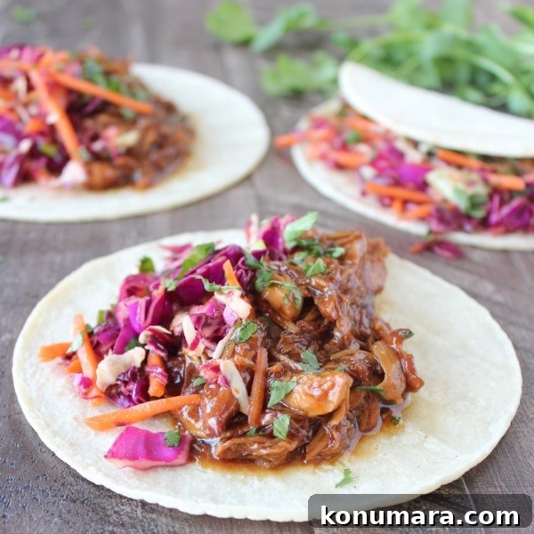Korean BBQ Chicken Tacos Recipe